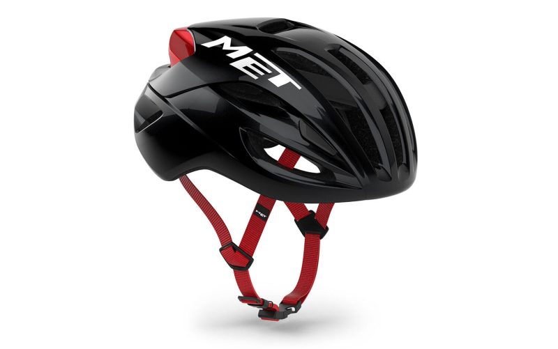 MET RIVALE MIPS BLACK RED GLOSS
